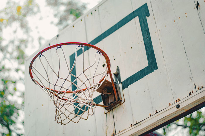  garge mounted basketball-backboard
